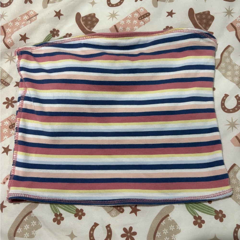 Striped Tube Top